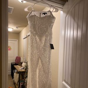 NWT lulus white jumpsuit